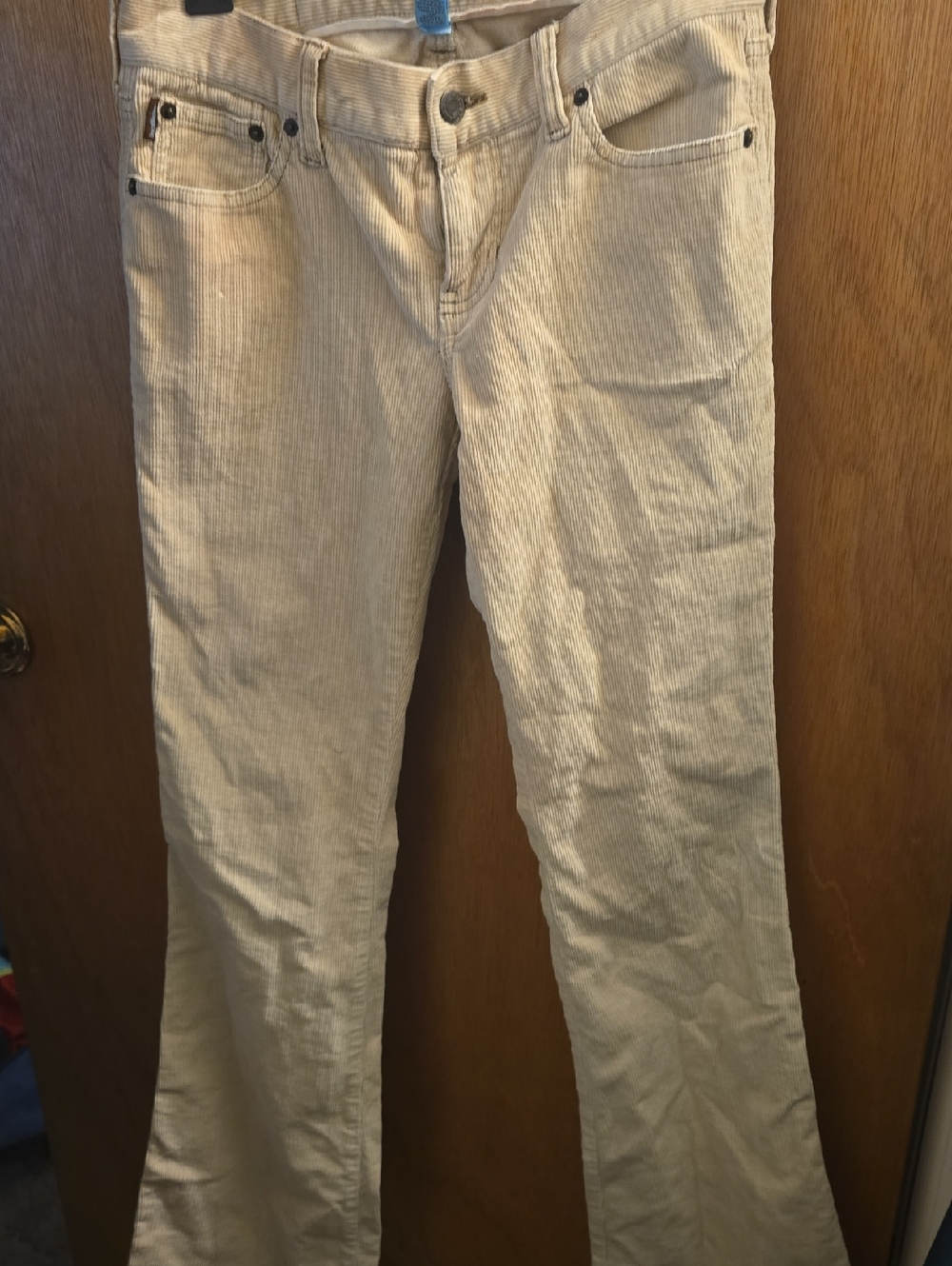 Hollister Beige Corduroy Stretch Pants